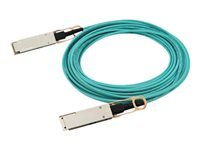 HPE Aruba - 100GBase-AOC-suorakytkentäkaapeli - QSFP28 (uros) to QSFP28 (uros) - 7 m - kuituoptinen - aktiivinen malleihin HPE Aruba 8325-32C, 8325-48Y8C; CX 10000 Empty Chassis, 8360-12C V2, 8360-16Y2C V2 R0Z27A